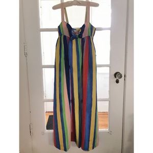 Mara Hoffman tie front maxi dress